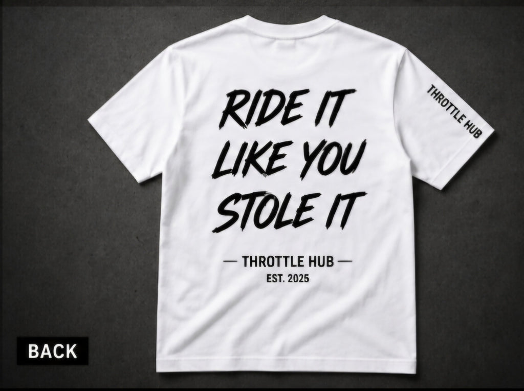 Ride it like you stole it white edition