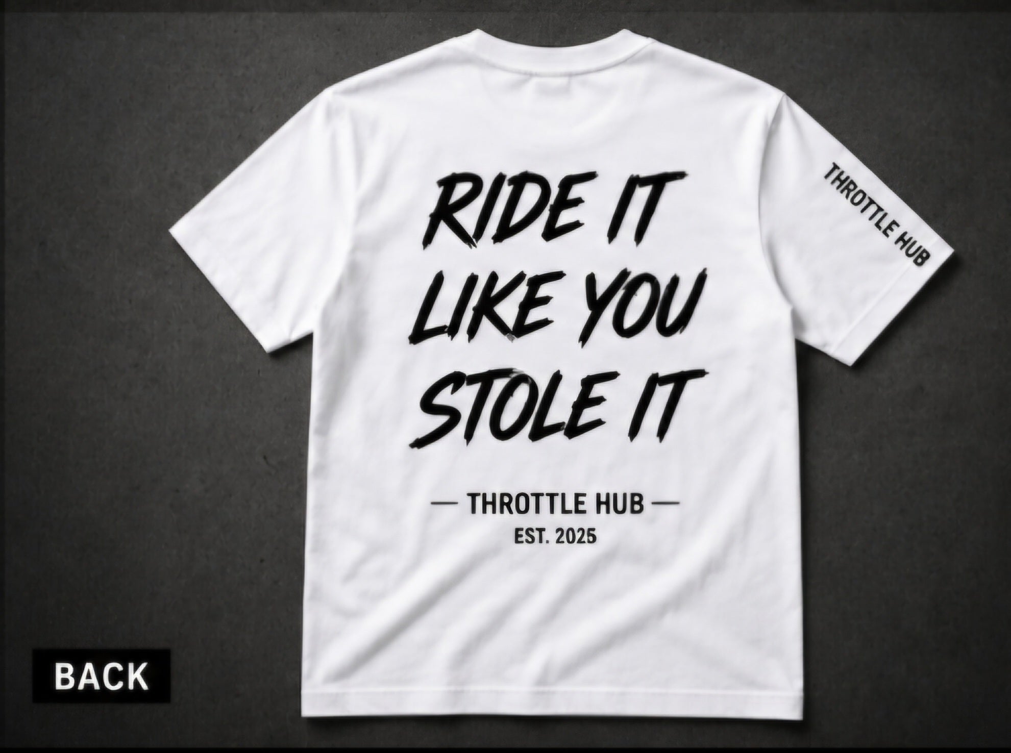 Ride it like you stole it white edition